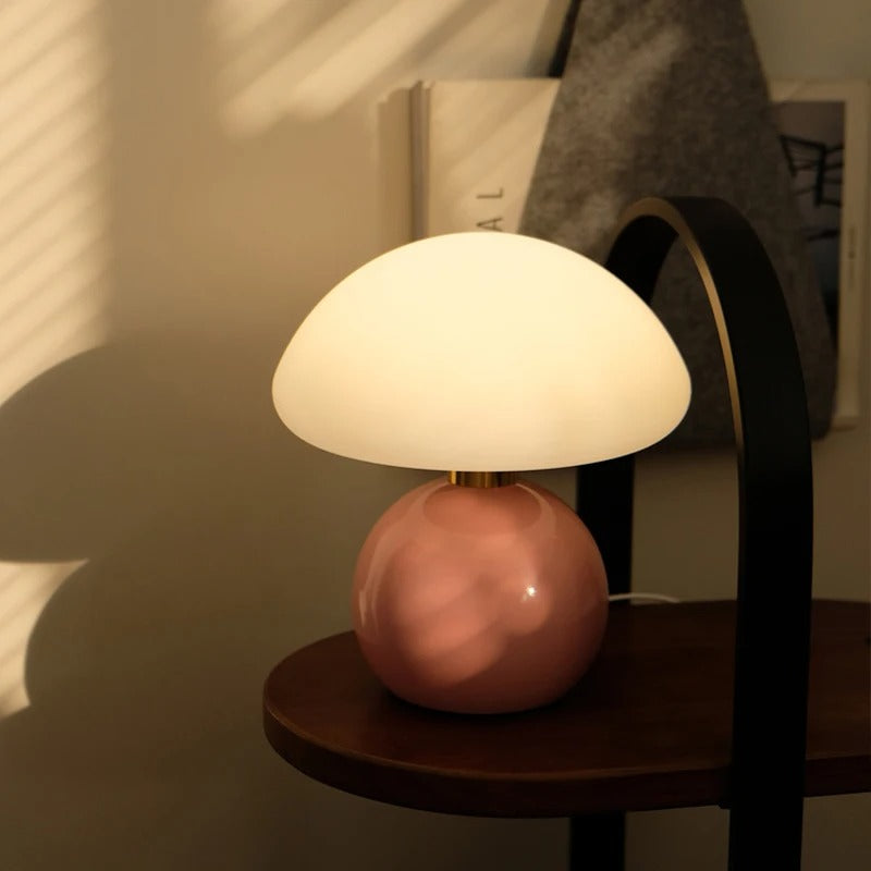 Frendorf | GlowVista Moderne LED Nachttischlampe | Dimmbar | Farbwechsel | Kabellos | Dekorative Beleuchtung für Zuhause