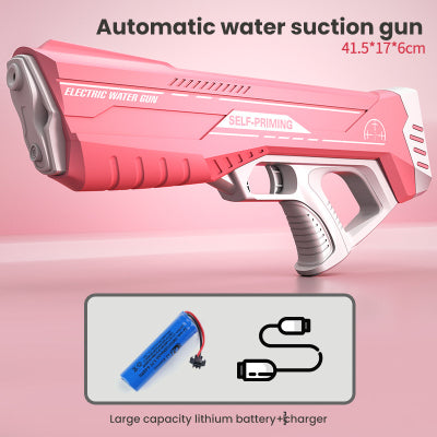 Frendorf | Wasserpistole mit Druckstrahl & USB-Akku für Kinder & Erwachsene – SpritzPower X1