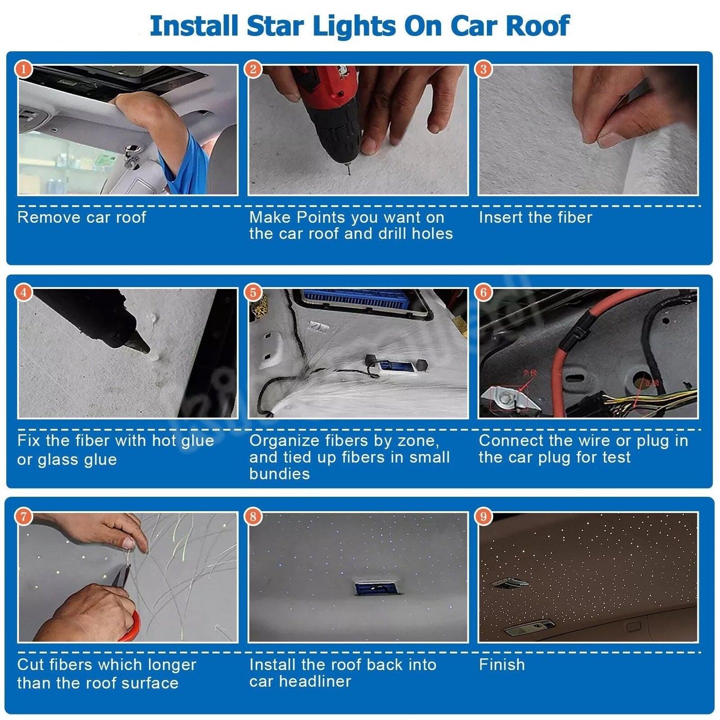 Frendorf | Auto-Decke-Galaxy-Projektor-System-Set