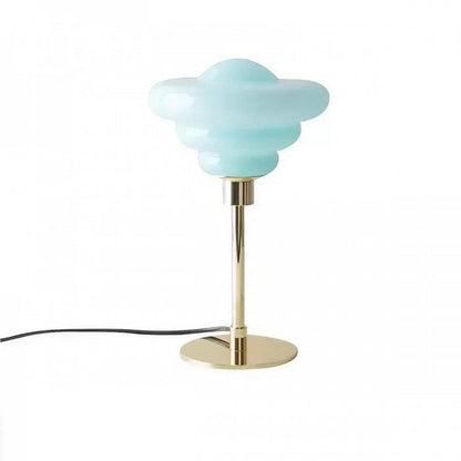Frendorf | LumaRipple Tischlampe aus strukturiertem Glas