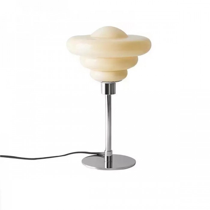 Frendorf | LumaRipple Tischlampe aus strukturiertem Glas