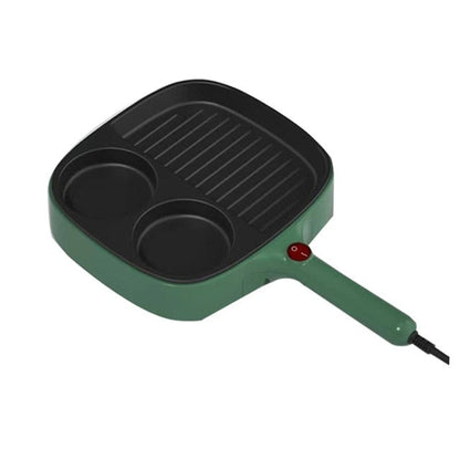 Elektrische Grillpfanne 3-in-1 Antihaft-geteilte Grillpfanne