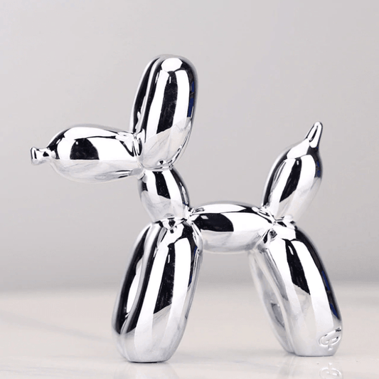 Elektroplated Ballonhund Skulptur