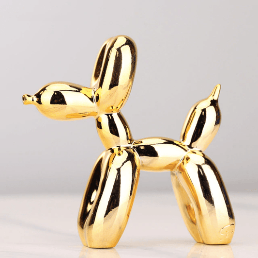 Elektroplated Ballonhund Skulptur