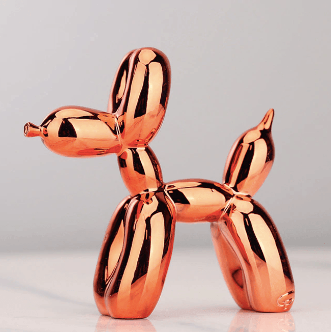 Elektroplated Ballonhund Skulptur