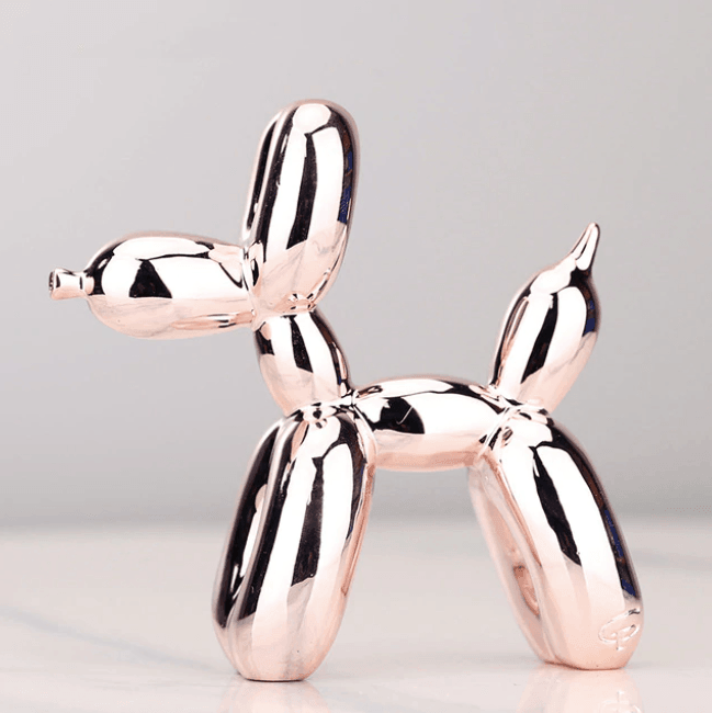 Elektroplated Ballonhund Skulptur