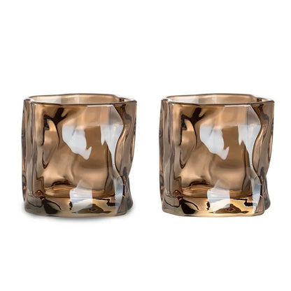 Elegantes Glacier Ripple Whisky Glas