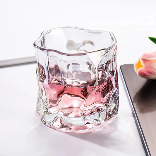 Elegantes Glacier Ripple Whisky Glas