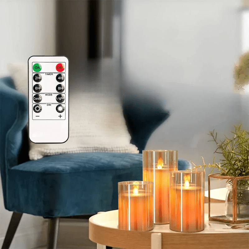 Frendorf | Kerzenset Lux: Beleuchten Sie Ihr Zuhause mit Eleganz und Komfort