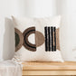 Stickerei Boho Kissenbezug mit Pompon