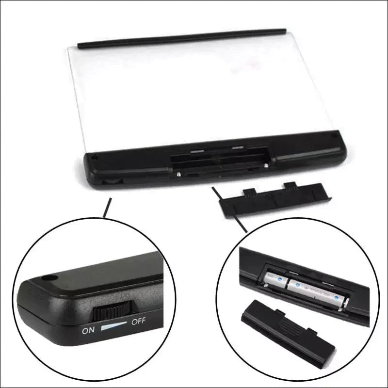 Frendorf | EmiTablet Tragbare Buchleselampe | Leselampe | Einstellbare Helligkeit | Elegantes Design