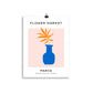 Blumenmarkt - Paris - Palme in der blauen Vase