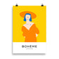 Boheme-Frühling-Damen mit einem Hut