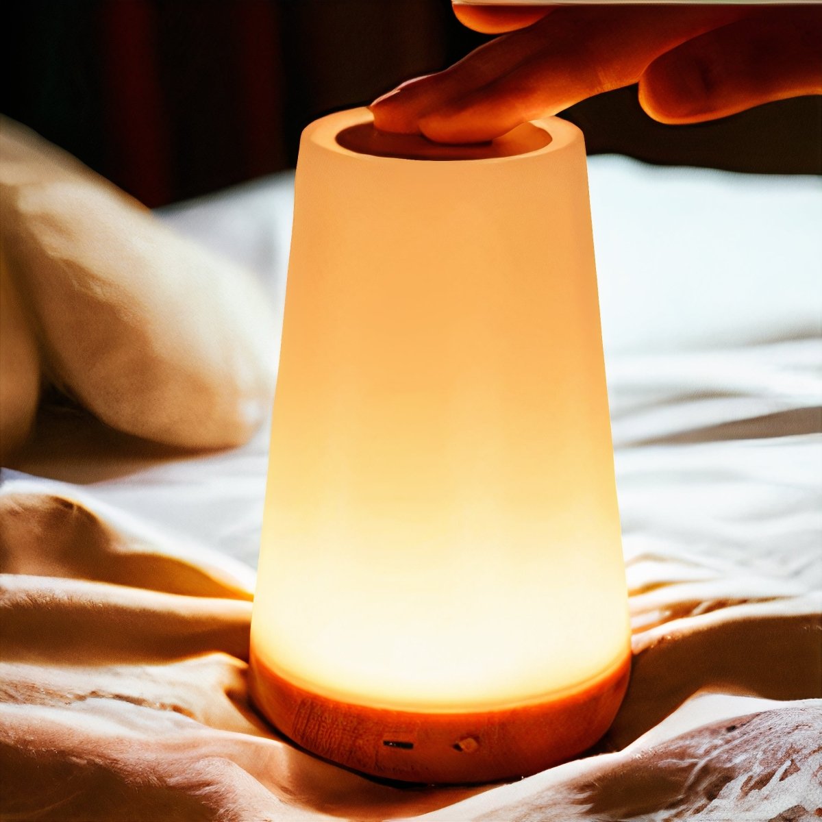 Enlight - Elegante Touch Nachttischlampe mit Farben