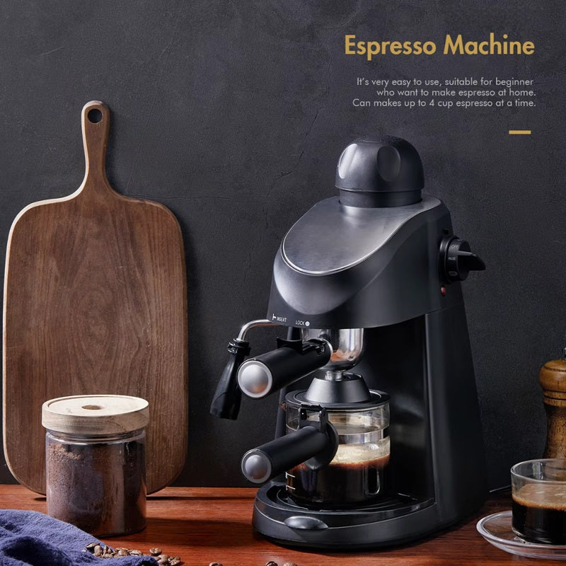 Frendorf | 3.5 Bar Espresso-Maschine mit integriertem Dampfstab