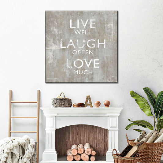 Frendorf | Live Well I Wandkunst