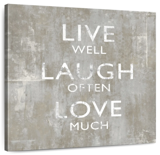 Frendorf | Live Well I Wandkunst