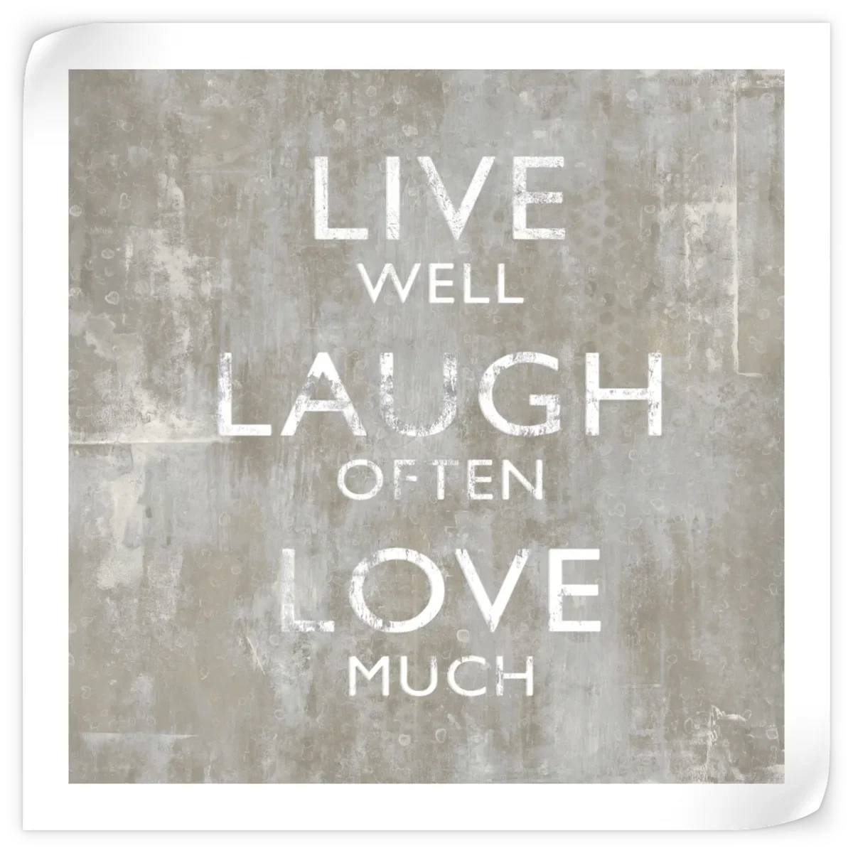 Frendorf | Live Well I Wandkunst