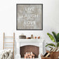 Frendorf | Live Well I Wandkunst