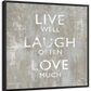 Frendorf | Live Well I Wandkunst