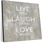 Frendorf | Live Well I Wandkunst