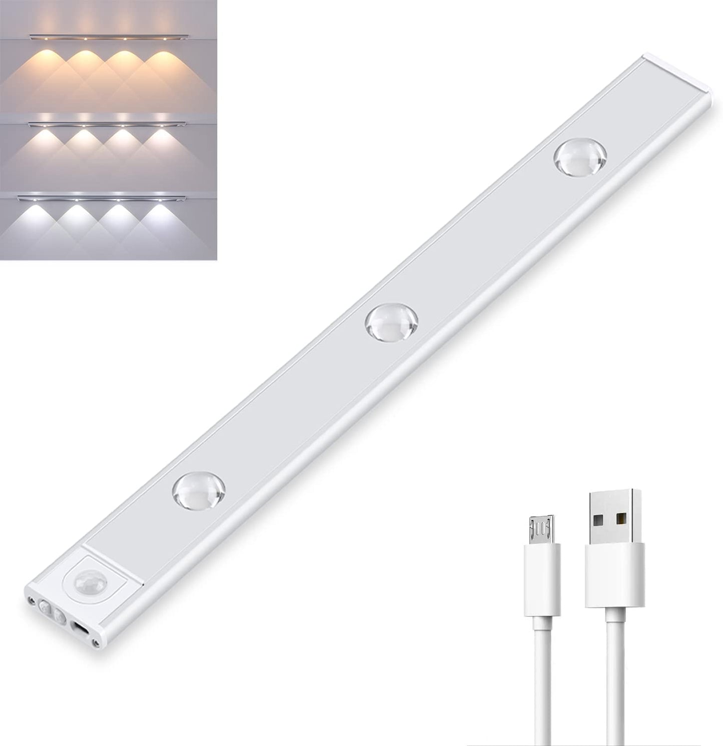 Drahtloses Smart LED-Leuchten mit Bewegungssensor | Aufladbare und energieeffiziente Beleuchtung für jeden Raum