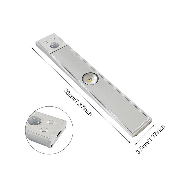 Drahtloses Smart LED-Leuchten mit Bewegungssensor | Aufladbare und energieeffiziente Beleuchtung für jeden Raum