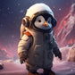 Frendorf | Explorer Pinguin Wandkunst