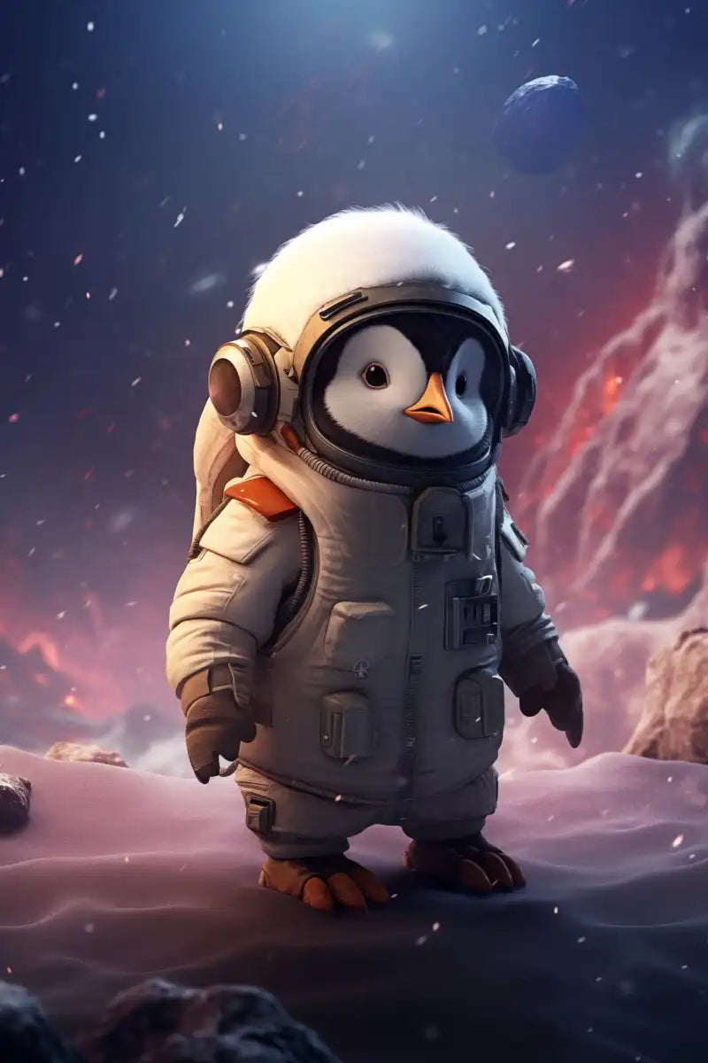 Frendorf | Explorer Pinguin Wandkunst