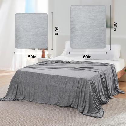 Frendorf | Die Kälte-Decke – Leichte Sommer-Decke, die Sie die ganze Nacht kühl, trocken und ausgeruht hält | Die beste Decke für heiße Schläfer und Nachtschweiß