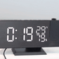 Frendorf | Astronatic | Der Beste Wecker mit LED-Bildschirm - 180° Projektor - USB-Ladegerät