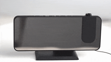 Frendorf | Astronatic | Der Beste Wecker mit LED-Bildschirm - 180° Projektor - USB-Ladegerät