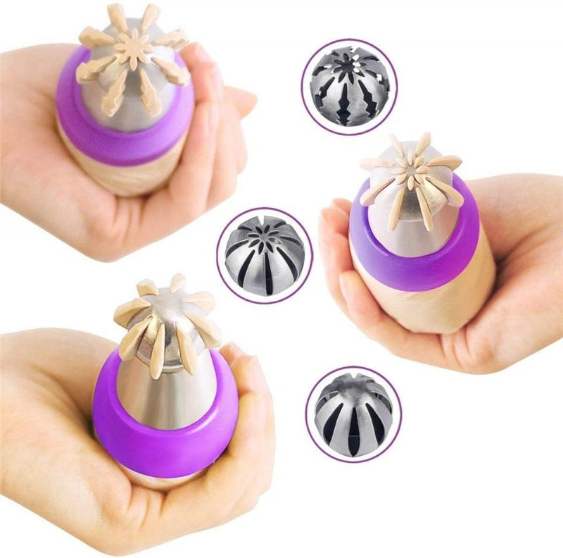 Frendorf | Baking-Dekorationswerkzeug-Set für glatte Glasur und feine Details