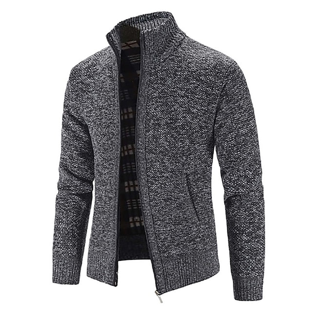 Frendorf | Stylischer Zipper-Strickpullover für Herren (italienisches Design)