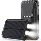 Frendorf | ChargePro Solar Powerbank | Kabelloses Ladegerät | 15W Schnellladefunktion | 6 Ausgänge | Integrierte Kabel | Tragbar & Wasserdicht