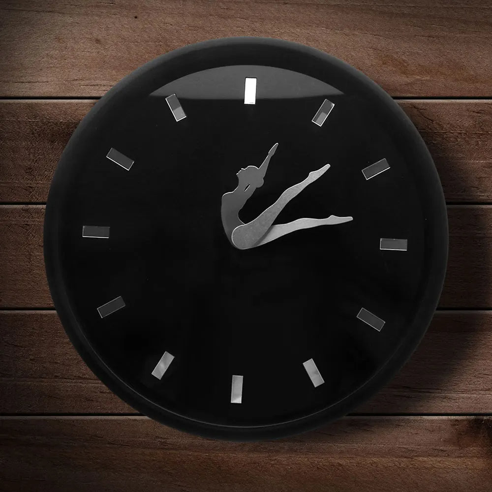 Frendorf | Tanzende Ballerina Kunst Moderne Wanduhr