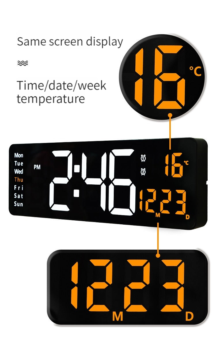 Nordic Digitaluhr 16 Zoll Display