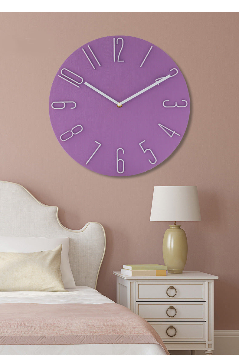 Einfache Minimalistische Wanddekoration Uhr