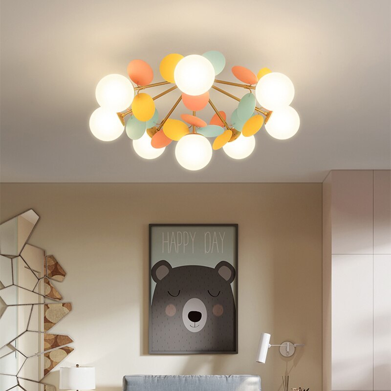 Frendorf | Blumenzweig Kronleuchter Wohnzimmer