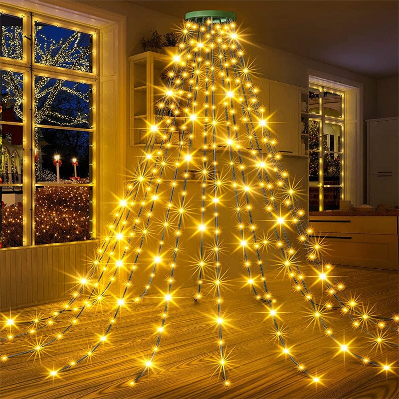Frendorf | Weihnachtsbaum Wasserfalllichter mit Ring