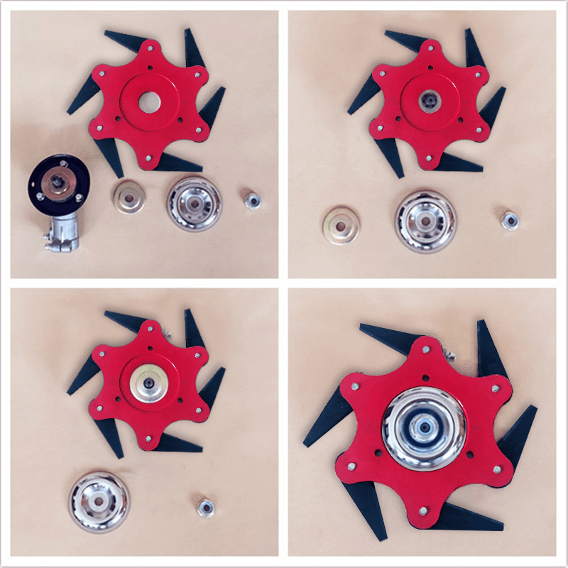 Frendorf |  SteelBlade - Unkrauttrimmer - 6-Stahl-Rasierklinge