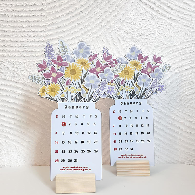 Frendorf | 2025 Bloomy Flowers Tischkalender