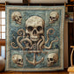 Anker und Totenkopf Steppdecke