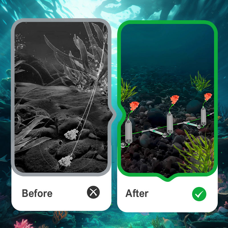 Frendorf | 3 Haken Anti-Drift Grundangelrig