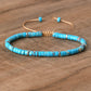 Frendorf | Geflochtenes Armband mit 2,4 mm Naturstein-Rollern – Seraphina