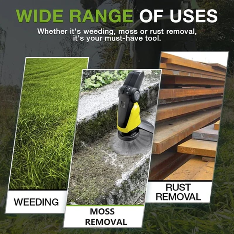 Frendorf | 6 Zoll Stahl Draht Bürstenmäher Trimmer Kopf