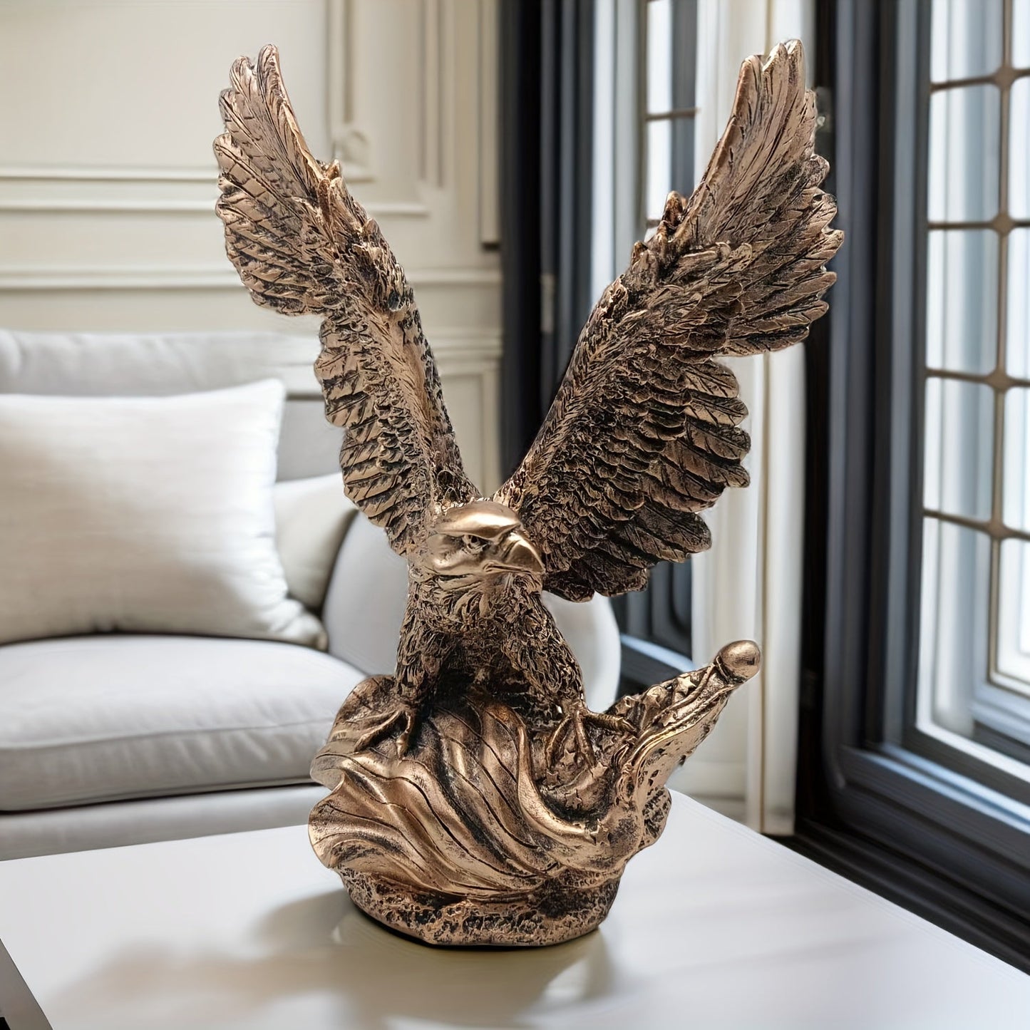 Frendorf | Luxus Beeindruckende Bronze-Adler-Skulptur