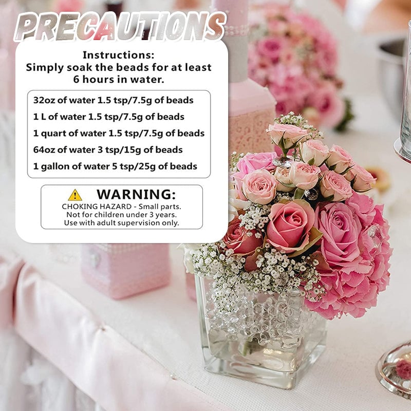 Frendorf | 2250 Stück 17-20mm Kristallerde Wasserperle Gel