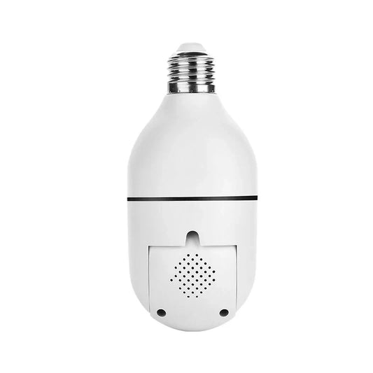 5X Zoom 2MP WiFi PTZ Glühbirnenkamera mit Nachtsicht, Audio Gegensprechanlage & Alarm-Fernbedienung