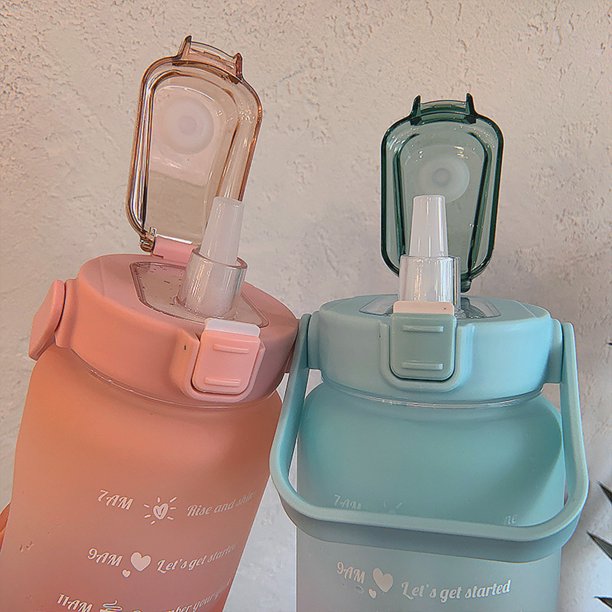 Frendorf | 2L Motivierende Wasserflasche mit Zeitmarkierungen – HydroMotivator